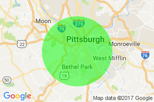 pittsburgh service area map